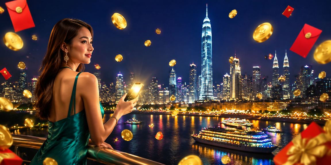 Bonus sampul merah loteri Malaysia sempena perayaan Tahun Baru di Kuala Lumpur